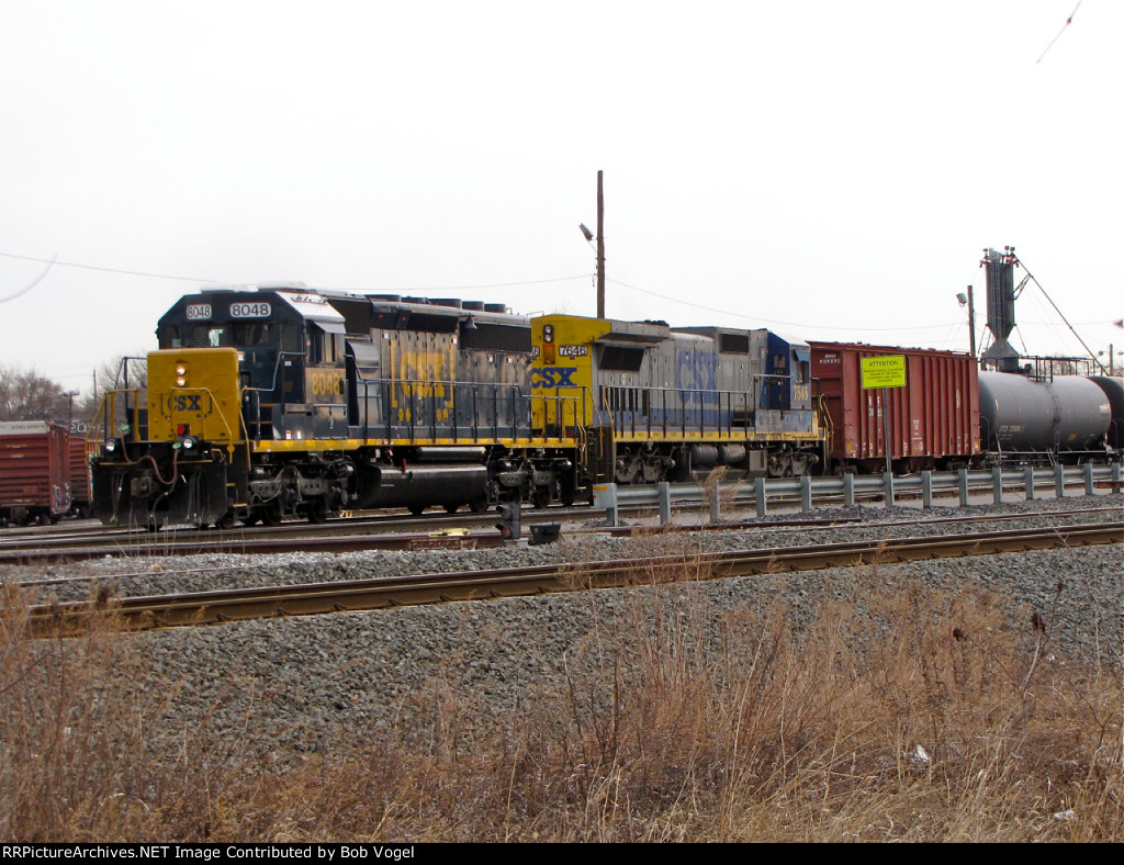 CSX 8048 and 7646